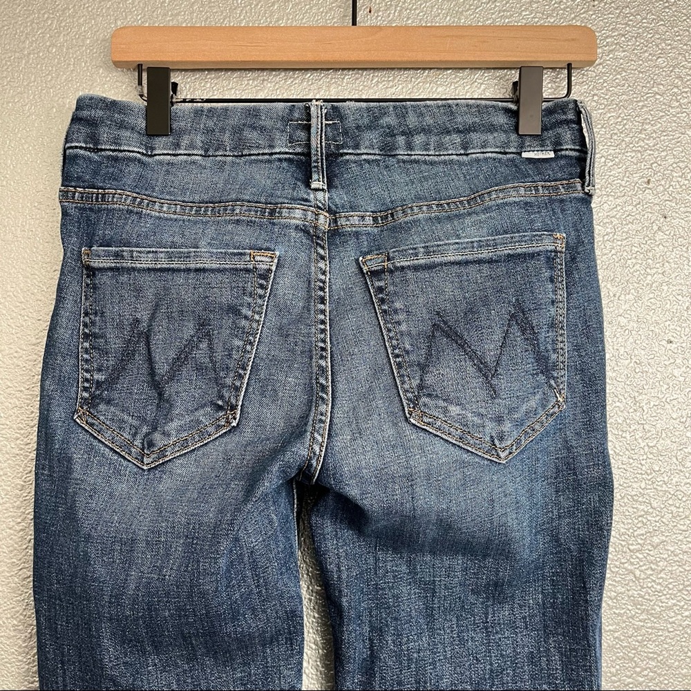 MOTHER Looker Ankle Step Fray Jeans in CAN'T LEAVE IT ALONE SIZE 26 - Picture 11 of 14